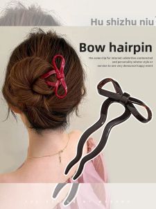 WENZHU | Elegant Bun Hair Accessory Butterfly Clip