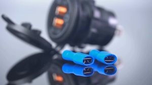 2 cổng USB QC3.0 - Cổng Sạc Nhanh Có Công Tắc ON/Off Dùng Cho Điện 12V-24V Chuyên Dụng