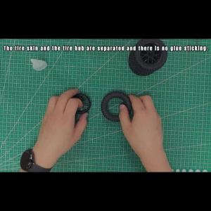1.9 inch 75mm Off Road Buggy Tires Wheel 12mm Hex Hubs for Wltoys 144001 1/14 1/16 1/10 Scx10 Traxxas Trx-4 Tamiya RC Racing Car