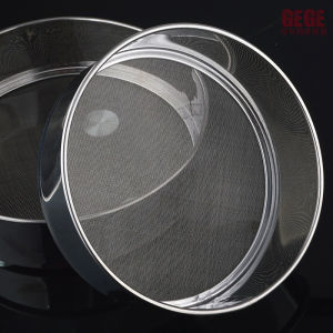 Dụng Cụ Nướng Rây Bột Rây Bột Thép Không Gỉ Rây Bột Đường Lưới Lọc Thuốc Rây Phân Mẫu 60 Lưới Gia Công Tinh Chất Lượng Cao