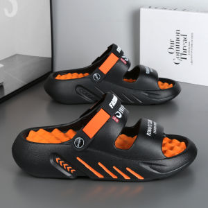 Slippers Mens Summer Outdoor Non-Slip Sports Massage Driving Dual-Use Sandals Plus Size 48 Athleisure Beach Sandals