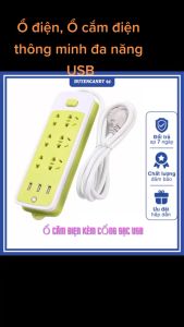 Combo 2 ổ Cắm Điện Thông Minh Đa Năng Cổng Sạc USB Tiện Dụng