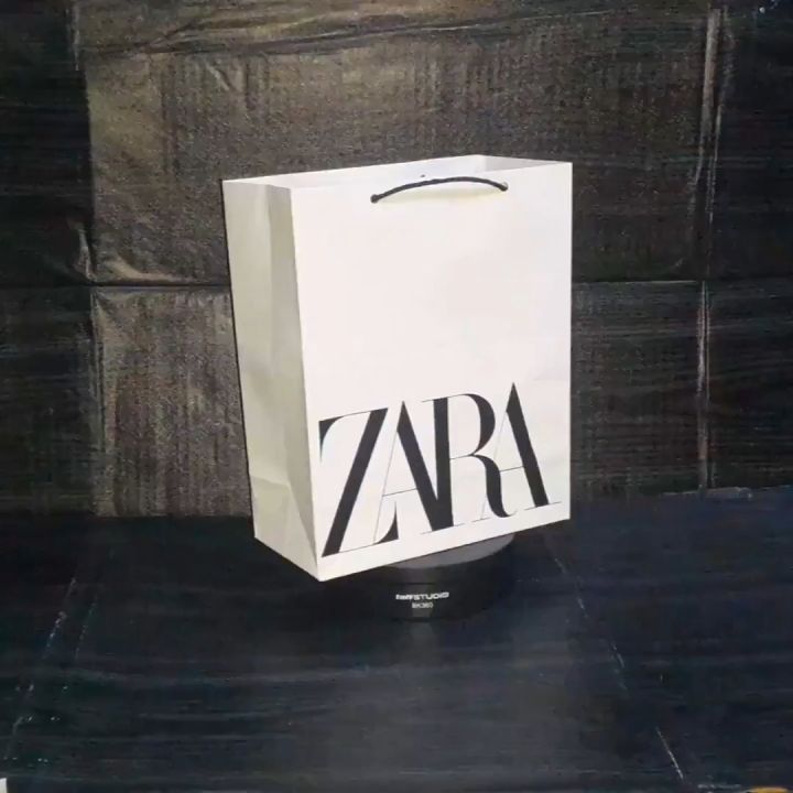 Paper bag Zara small 20 x 25 x 10 Lazada Indonesia