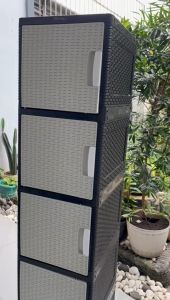 AKAKO - LEMARI PAKAIAN MINIMALIS AKAKO SWING AKAKO ROLL UP LEMARI PLASTIK LEMARI BAJU LEMARI ROTAN