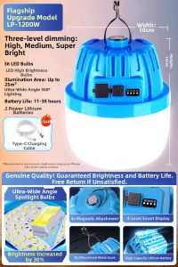 BOLUNKE | Rechargeable Emergency Outdoor Light Super Long Lasting