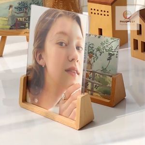 Khung Ảnh Để Bàn Chữ U SÁNG TẠO 2 Mặt Trong Suốt (10x15 13x18 15x20cm) KA07