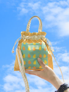 Cute Mini Canvas Phone Bag Womens Crossbody Summer New Vertical Pattern Walking Handbag Versatile Small Bag for Youth