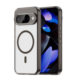 szhaiyu | For Magsafe Magnetic Clear PC + TPU Phone Case for Google Pixel 9 10 Pro XL Pixel9Pro 10A 9A Lens Film Camera Protective Cover