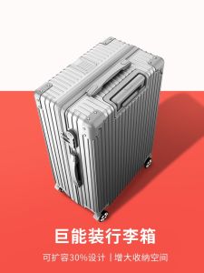 Large Capacity Expandable Luggage Suitcase Womens Travel Carry-On Bag 24 Inch All Direction Wheels Password Lock 2024 New Model