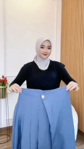 Baju Setelan Wanita Murah Fashionable Avika Set Rok Atasan Bawahan Cewek Cantik Terlaris 2024