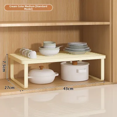 Multipurpose No-Assembly Kitchen Cabinet Shelf