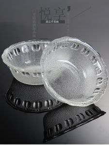 Thickened Frosted Glass Soup Bowl Home Use Vegetable  Salad Bowl ness Preservation Ice Cream Cold Dish Cold Ice Powder Bowl