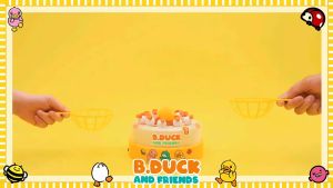 Đồ chơi hứng vịt nhảy kèm nhạc quay 360 độ vui nhộn thông minh máy bắn vịt luyện phản xạ bộ quà tặng bé trai bé gái