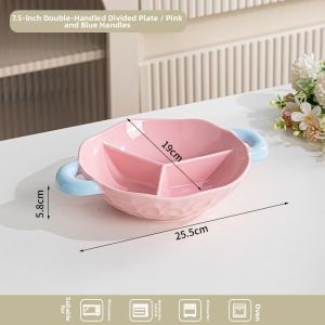 Health Diet Breakfast Divided Plate Ceramic