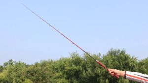 【COD】Jigging Fishing Set 1.8M/2.1M Spinning Rod and Metal Reel 5:2:1 Light M Tonality Fishing Line Lure Red Full Set