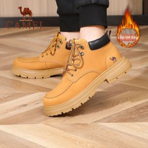 Camel | Giày Bốt Đế Dày Cổ Cao Nam