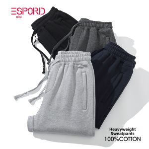 Spordela | Heavy Cotton Mens Straight Leg Casual Pants
