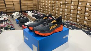 รองเท้าวิ่ง Ho**ka Challenger ATR 7 สีดำส้ม สำหรับผู้ชายและผู้หญิง เหมาะกับการออกกำลังกาย สินค้าส่งจากไทย