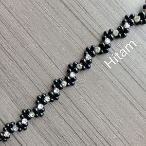 mutiara rangkai per 25 cm/Payet mutiara rangkai/custom mutiara rangkai