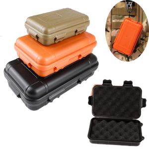 EDC Tool Hard Case Box Small Organizer with Foam Shockproof Waterproof Sealed Box Survival Tools Container To Protect Gadgets