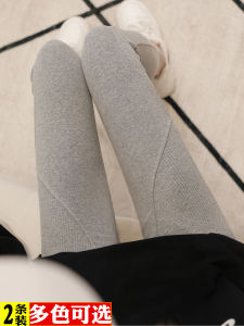 High Waist Slimming Bottoms Spring Autumn Womens Wear Outdoors Nine Points Small Foot Pants Polyester Fabric Regular Thickness