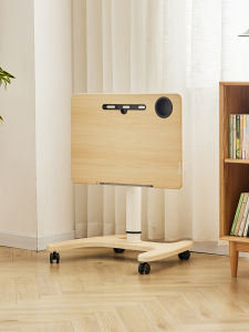 Ergonomic Height Adjustable Computer Desk Folding Office Desk Standing Workstation Small Space Bedroom Portable Study Desk