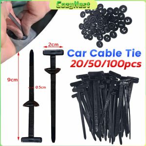 C.N Universal Car Nylon Cable Tie Buckle Black Self-Locking Plastic Wire Ties 20/50/100PCS