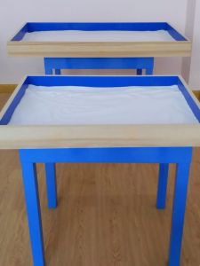 Professional Psychological Counseling Wooden Sandbox Play Therapy Equipment Group Sandplay Treatment Psychological Sandtable