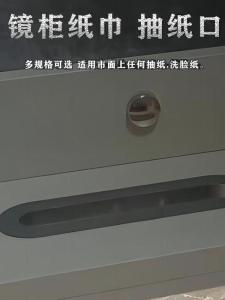Bathroom Mirror Cabinet Tissue Mouth Paper Extraction Ring Cabinet Hand Paper Plastic Edge Sealing Ring Hair Dryer Mouth Tissue Hole Accessories