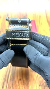 Mekafa - Mexa Black Ikat Pinggang / Gesper / Sabuk Pria Kulit Sapi Asli Premium