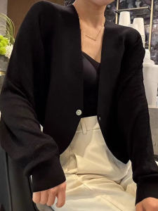 Áo Khoác Ngắn Thời Trang Phong Cách Hàn Quốc Dáng Rộng Thanh Lịch Mùa Hè 2024 Áo Khoác Ngoài Đa Năng Đơn Giản Thanh Lịch