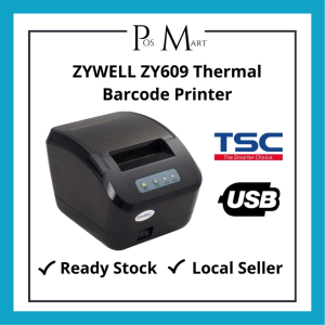 Zywell ZY609 Thermal Barcode Printer (USB+SERIAL+LAN)