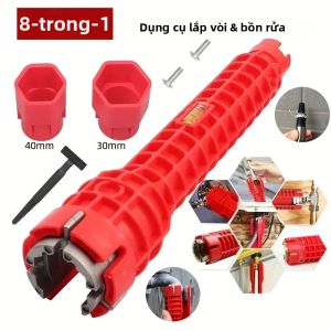 Feng Witt Cờ Lê Đa Chức Năng Có Thể Điều Chỉnh Đa Năng Cho Vòi Nước Lắp Đặt Ống Nước Trong Phòng Tắm Thép Crom-Vanadi