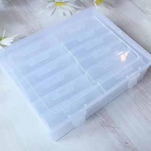 12 Hộp Đựng Đồ Bằng Nhựa Trong Suốt Có Nắp Đậy Hộp Đựng Đa Năng Dùng Để Đựng Trang Sức Đồ Thủ Công Tự Làm