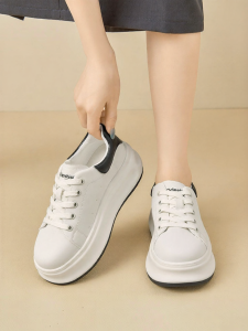 DUSTO | Spring New Fashion Casual Minimalist Flat Heels White Shoes