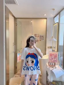 Đồ ngủ nữ bigsize đồ bộ mặc nhà pijama nữ quần dài 50-70kg chất thun cotton cute dễ thương mặc ở nhà