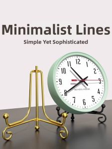 Clock Decor Metal Stand Tabletop Display Rack