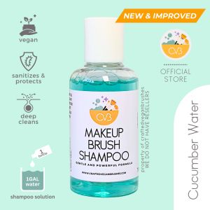 MUGURU Cucumber Water 75ml Ultimate Deep Cleaner Shampoo Makeup Brushes Sponge Puffs