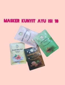 MASKER KUNYIT AYU ISI 10 ORIGINAL