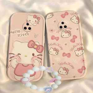 Vivonex3 Phone Case Vivo Nex3s Kitty Cat Silicone Transparent Cute Full Cover Soft Protective Shell Digital Accessories