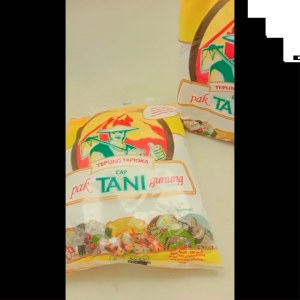 ( 1 PACK 500 GR ) TEPUNG TAPIOKA CAP PAK TANI GUNUNG