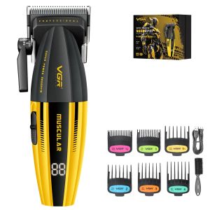 VGR | VGR V-285 Professional Hair Cutting Machine Hair Clipper Barber Cordless Clippers Metal 9000 RPM Electric Hair Clippers for Men