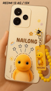 VELA Case Tali For Xiaomi Redmi 13 13X 4G 5G Softcase Casing Gelang Manik Akrilik Gantungan Lucu