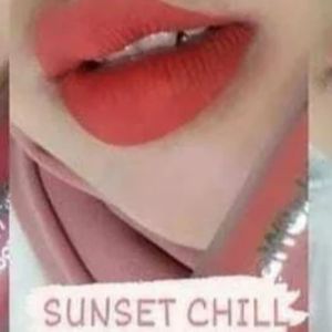 Natura Lipmatte Warna Sunset Chill Asli 100% Original dari Member Resmi Lembut Ringan Tahan 16 Jam & Halal