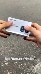 BARU TaffHOME Bel Pintu Rumah Assalamualaikum wireless jarak jauh Anti Air 36 Variasi nada FK-D009