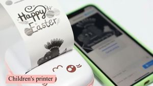 C9 เครื่องพิมพ์ความร้อนแบบพกพาแมวขนาดเล็กพิมพ์Photo Pocket Thermal 58มม.ไร้สายบลูทูธ Android/iOS