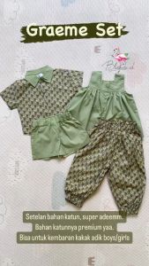 [BlissKids.id] Graeme Set - Setelan Import Anak Laki-Laki/Perempuan