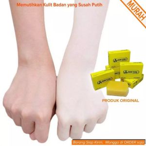 ORI Sabun Pemutih Kulit Dosting SABUN VIRAL Ampuh Cerahkan kulit seketika