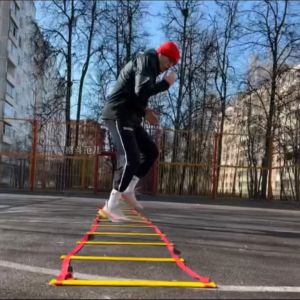 Thang dây thể thao tăng cường sức mạnh và linh hoạt thang dây tập thể dục tại nhà FLEX SPORTS