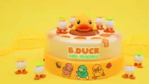 Mainan Anak Bebek Lompat | Bouncing Yellow Duck | Mainan Edukasi Interaktif Lucu MK412